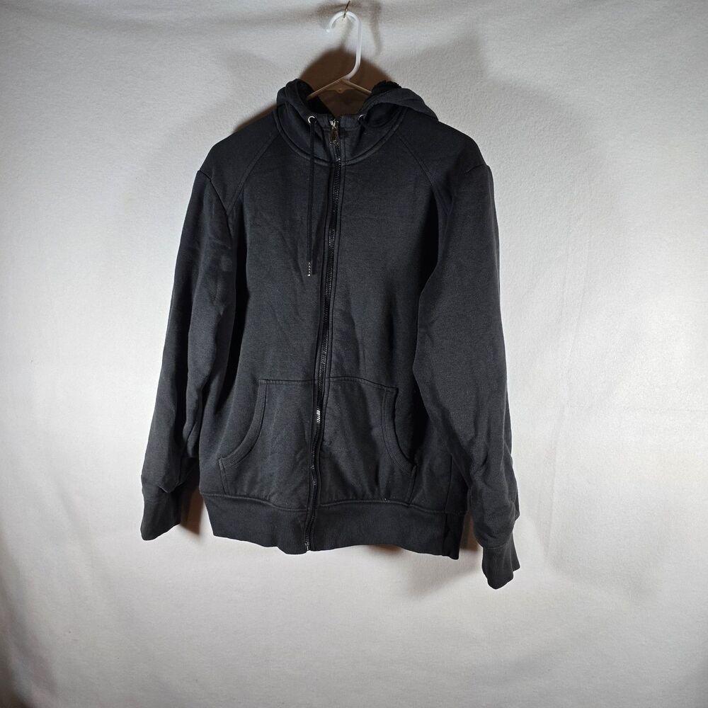 Mens George Coat, Size Large, Black, Soft Cotton, Jacket, Winter, (G35) - Picture 1 of 14